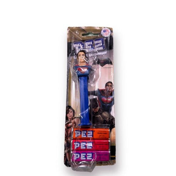 Superman vs Batman PEZ Dispenser‎ Vintage Dawn of Justice Superman - Picture 1 of 2